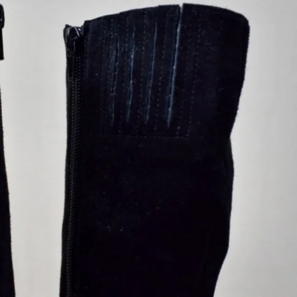 Jeffrey campbell suede peep toe boot - Picture 3 of 4